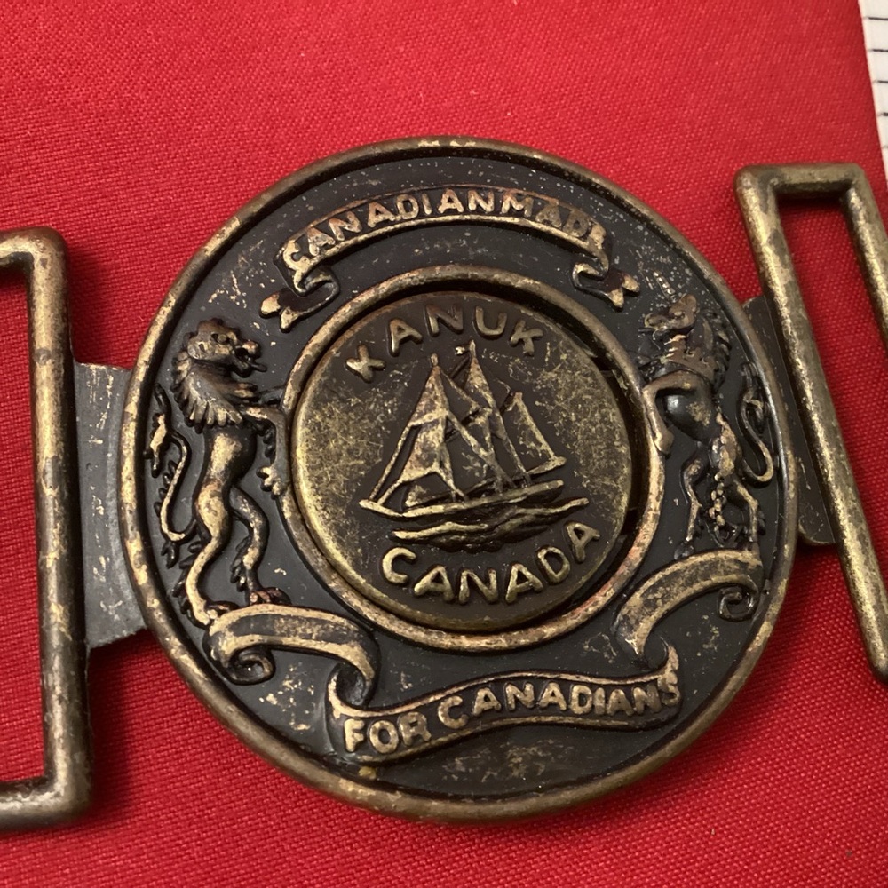 Kanuk Canada Canadian made for Canadian belt buckle - Picture 6 of 6